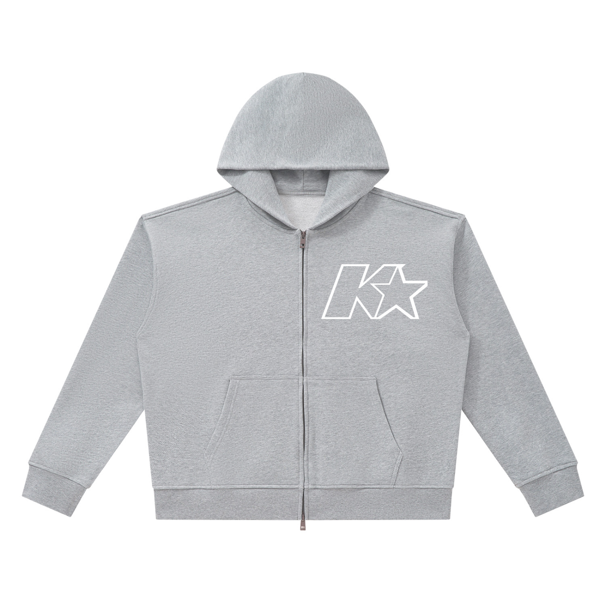 Unisex Heavyweight Full Zip Boxy Hoodie