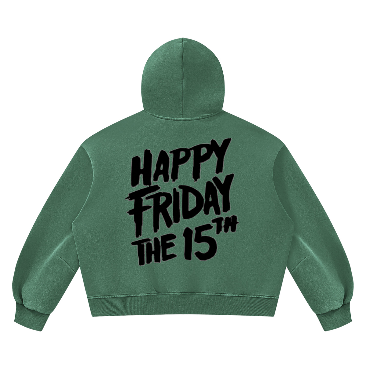 Friday the 15th Unisex Vintage Wash Boxy Fleece Hoodie