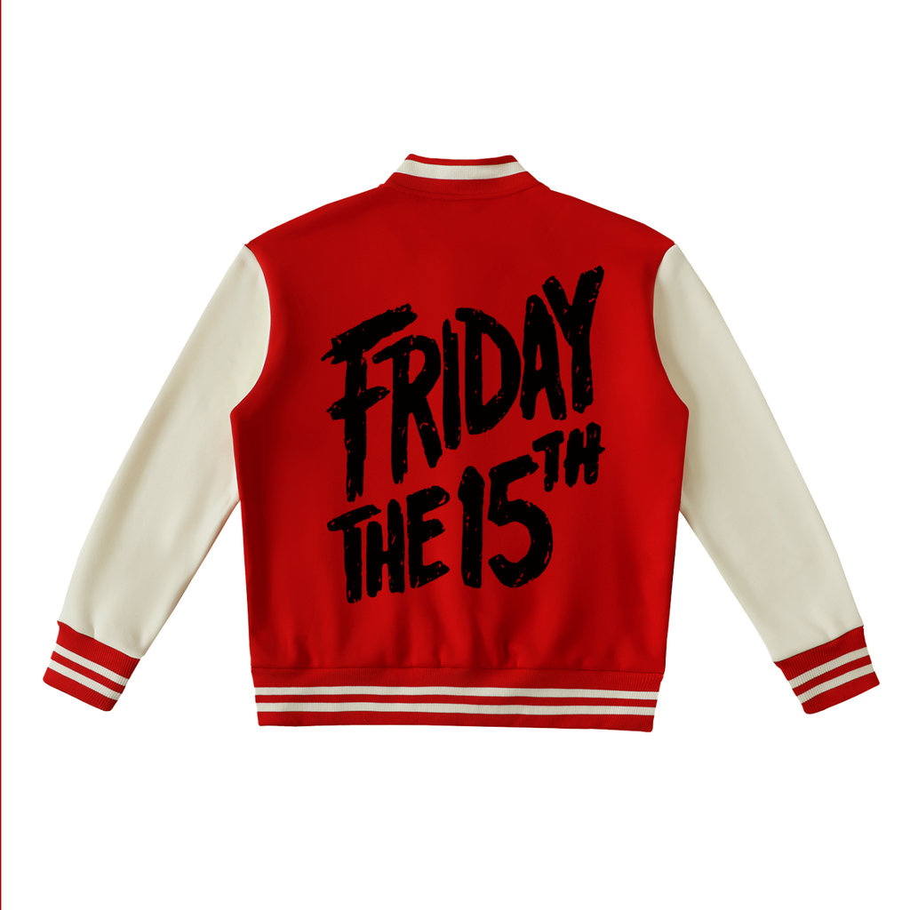 Friday the 15th Fleeced Varsity Jacket