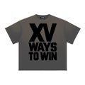 XV Ways to win Sun Fade Raw Edge T-Shirt