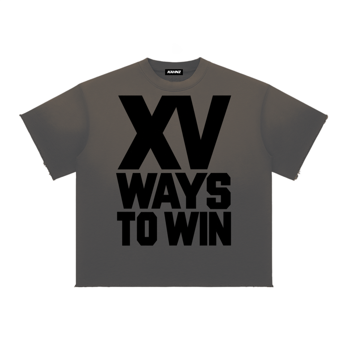 XV Ways to win Sun Fade Raw Edge T-Shirt