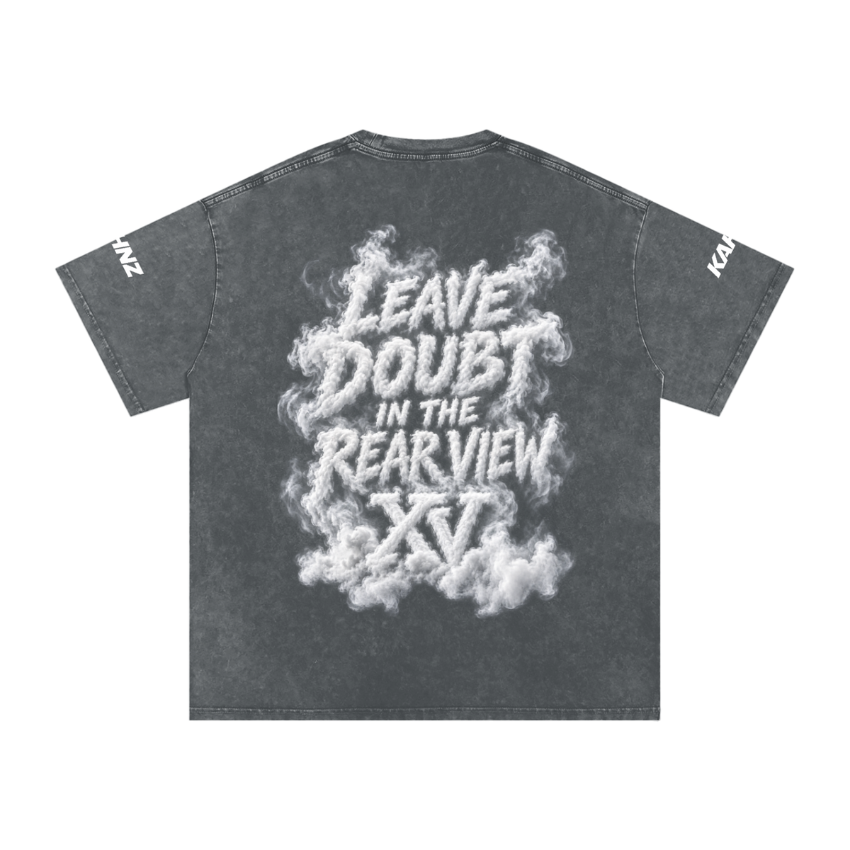 XV TOURNAMENT Snow Washed Oversized Cotton T-Shirt