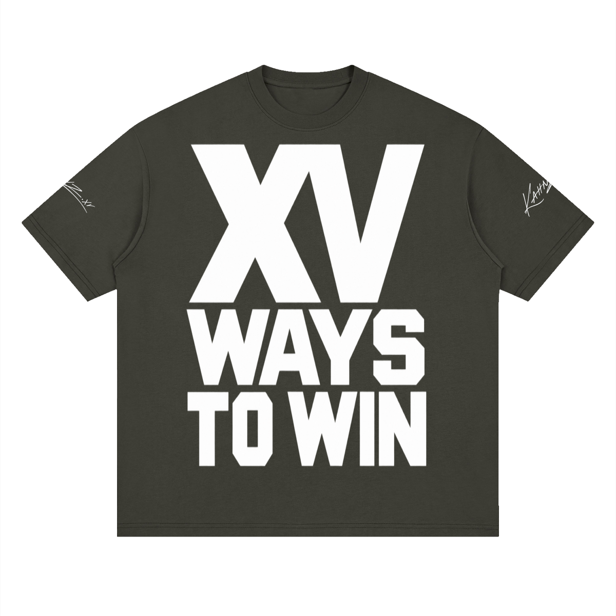 XV WAYS Streetwear Loose Drop Shoulder T-Shirt