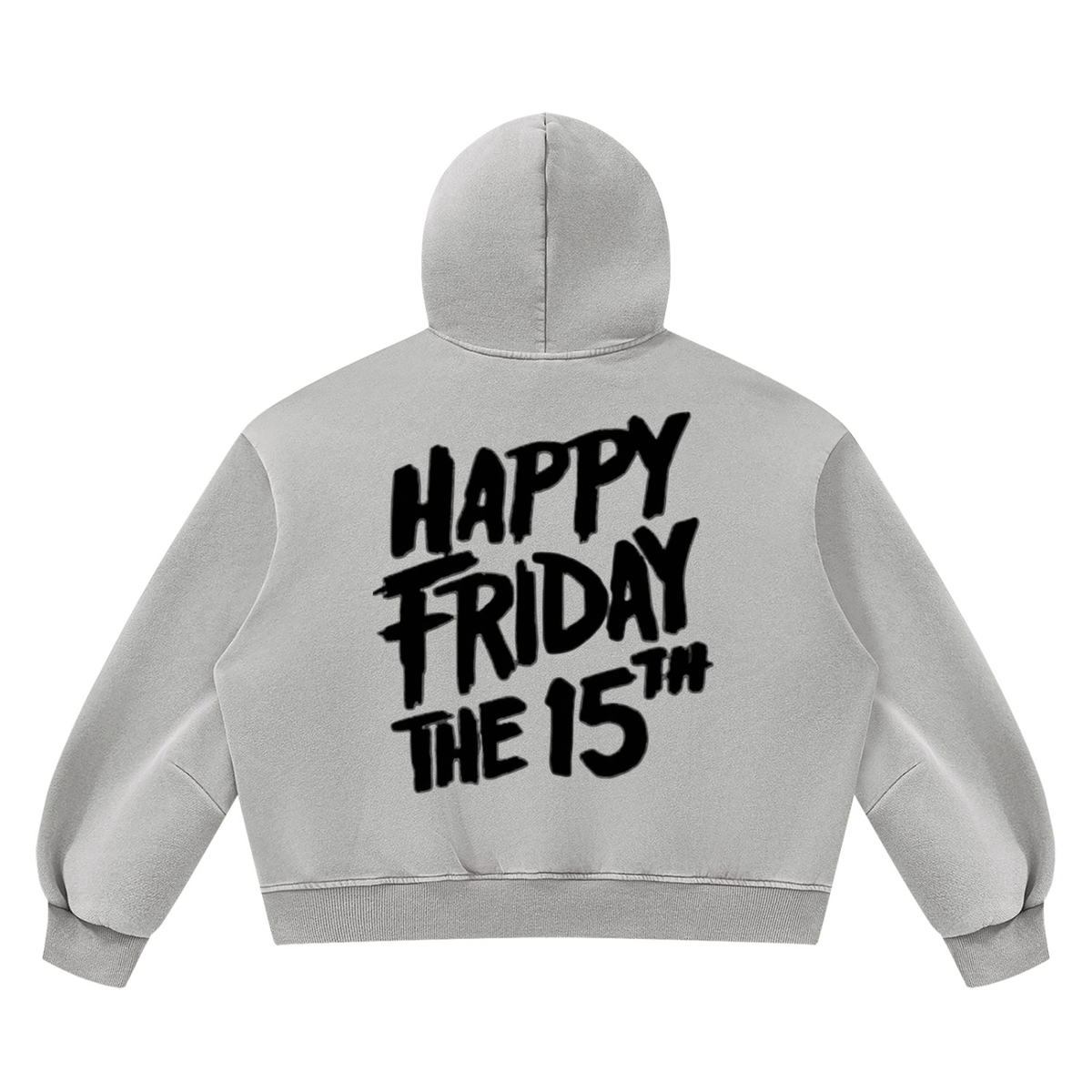 Friday the 15th Unisex Vintage Wash Boxy Fleece Hoodie