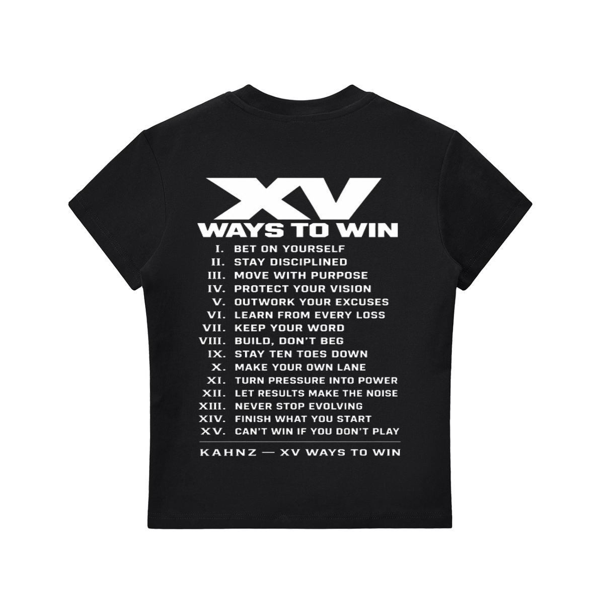 XV Ways to win Essential Bodycon Crewneck T-Shirt