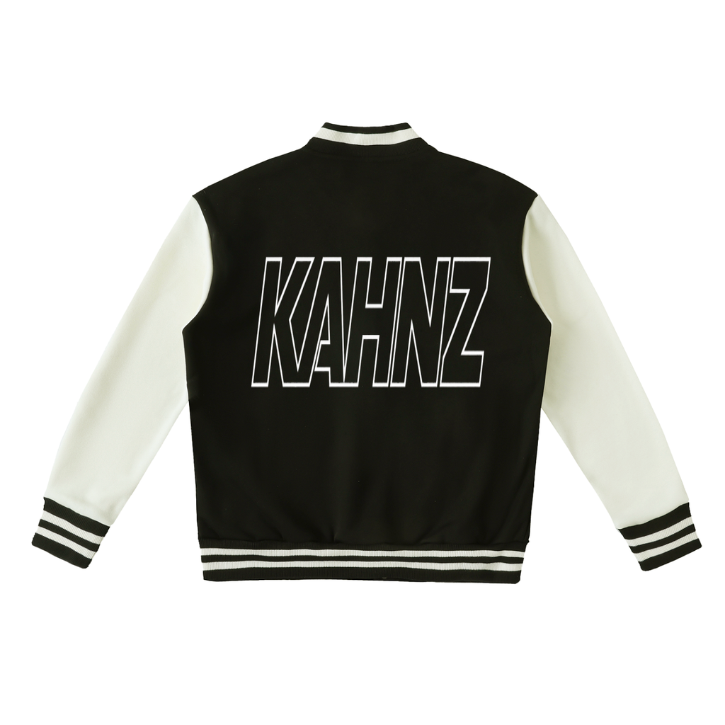 Self titled Two-Tone Fleeced Varsity Jacket