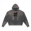Friday the 15th Sunfade Distressed Boxy Hoodie