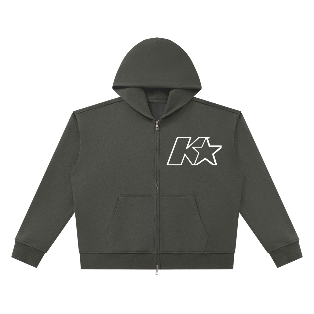Self titled Unisex Heavyweight Full Zip Boxy Hoodie