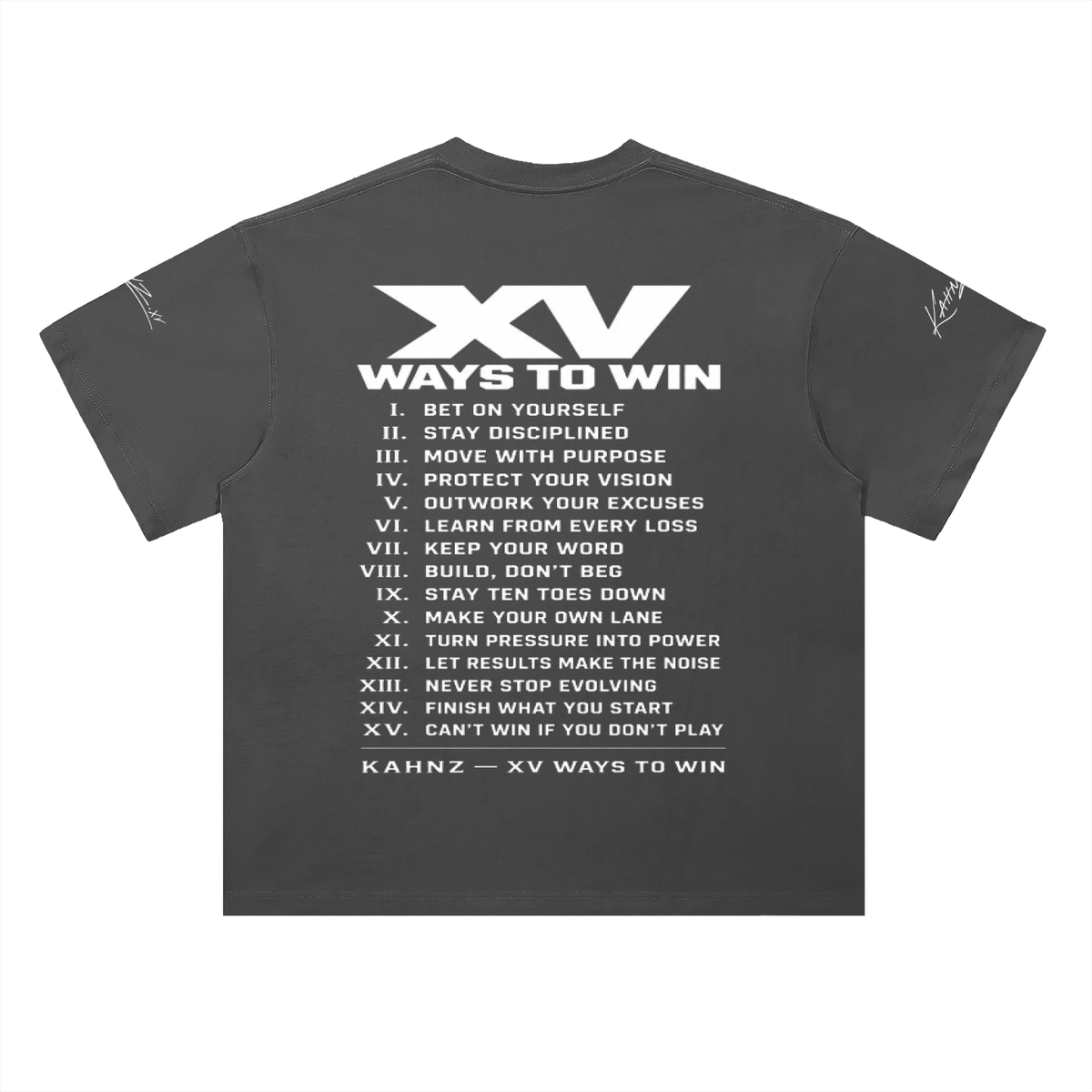 XV WAYS  Heavyweight Drop Shoulder Cotton T-Shirt