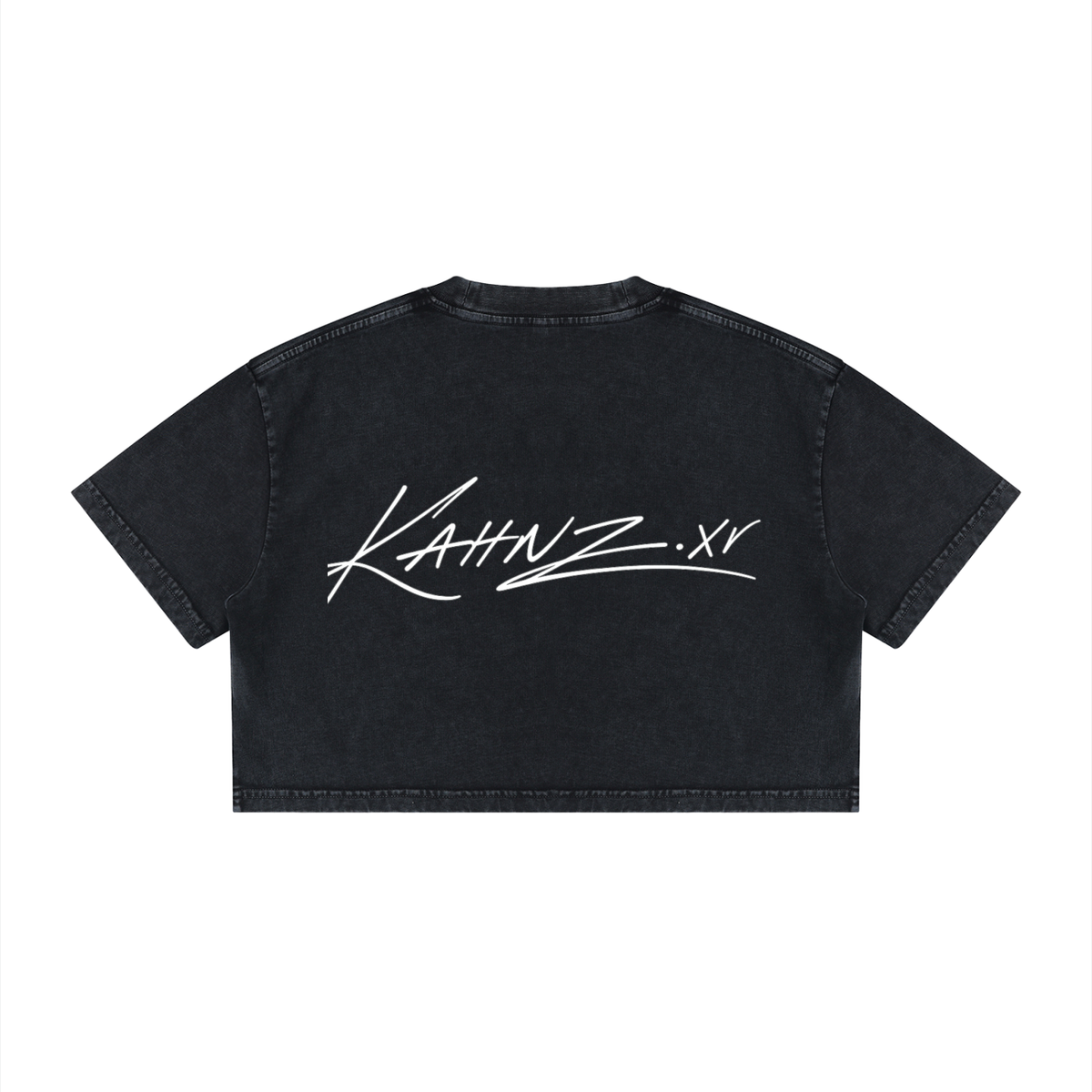 XV WAYS to win Women's Mineral Wash Cotton Crop T-Shirt