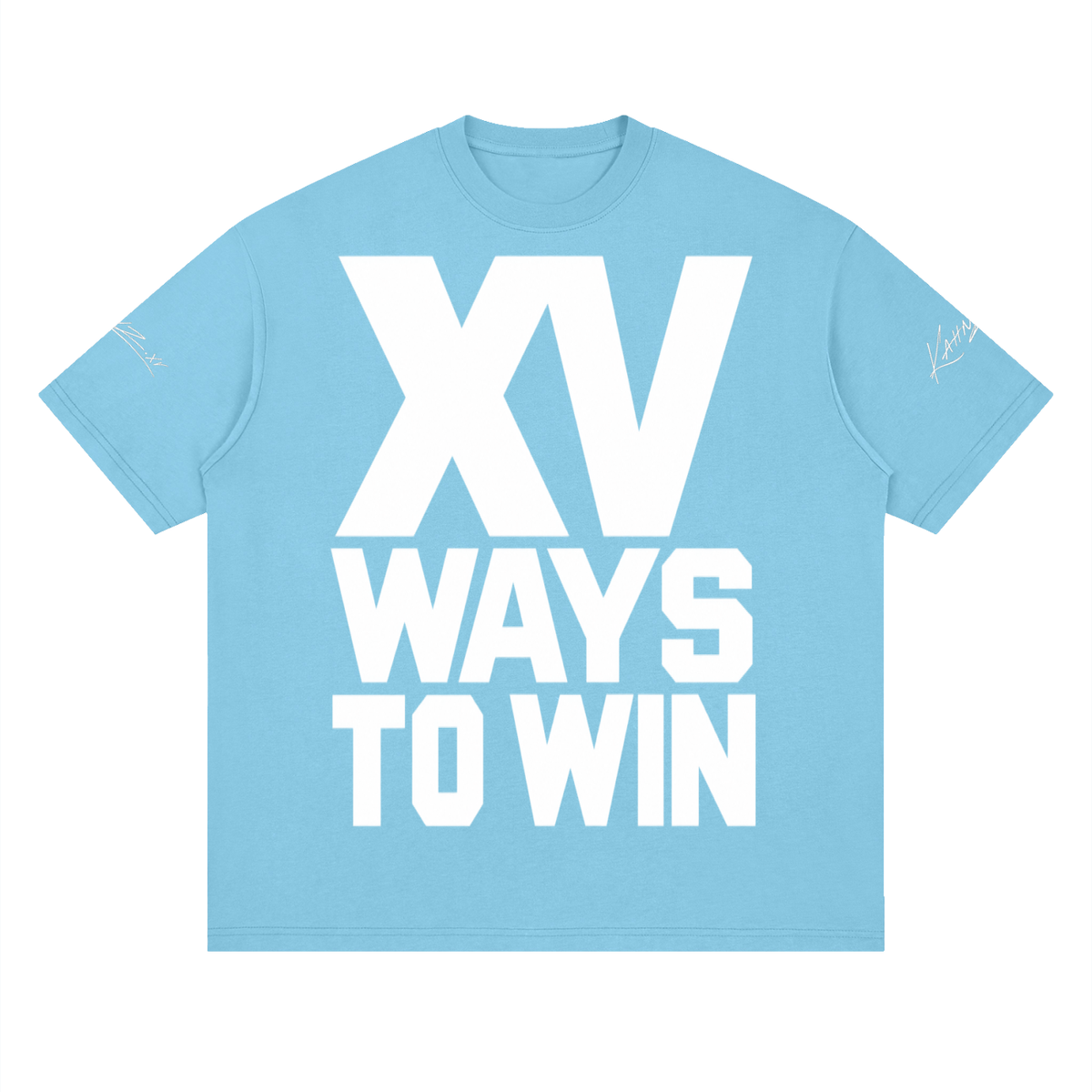 XV WAYS Streetwear Loose Drop Shoulder T-Shirt