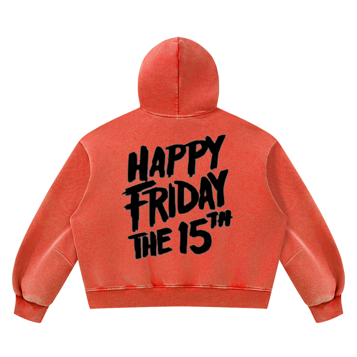Friday the 15th Unisex Vintage Wash Boxy Fleece Hoodie