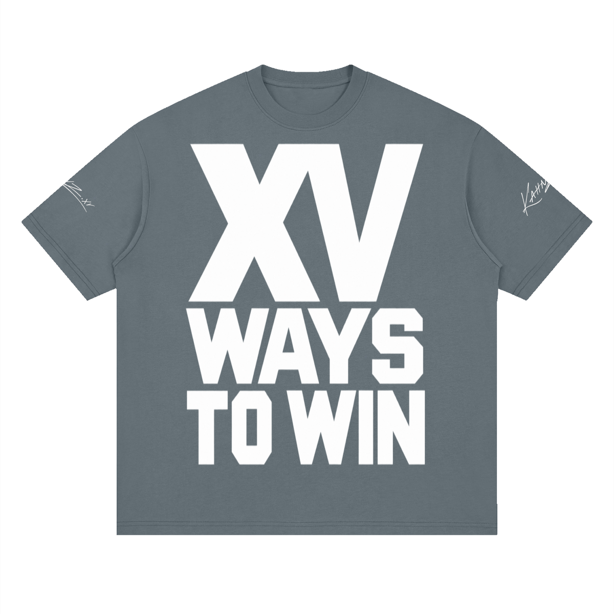 XV WAYS Streetwear Loose Drop Shoulder T-Shirt