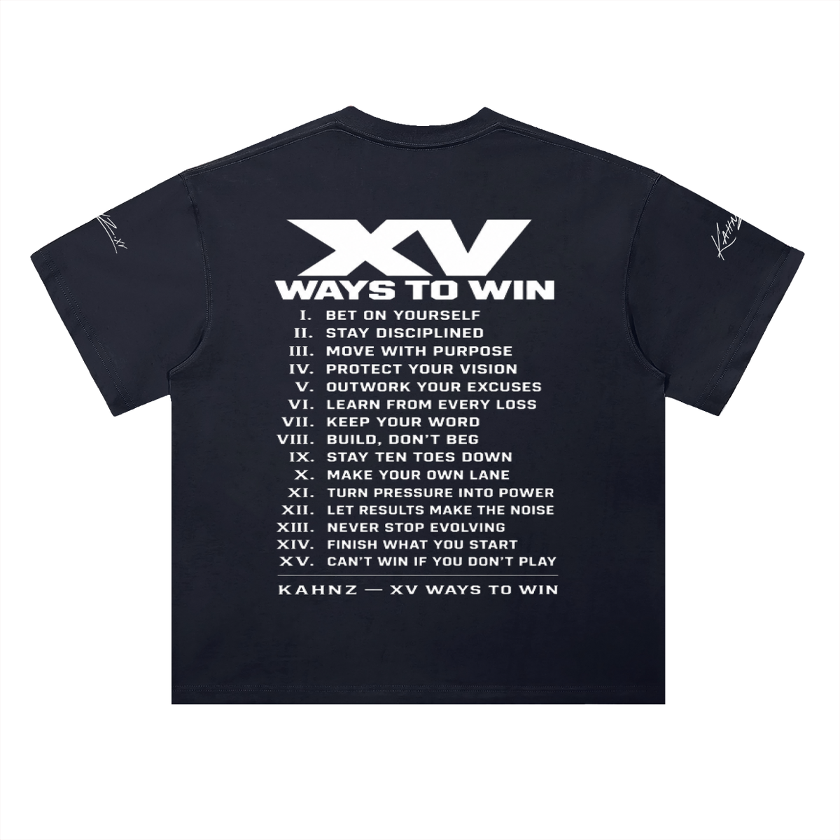 XV WAYS  Heavyweight Drop Shoulder Cotton T-Shirt