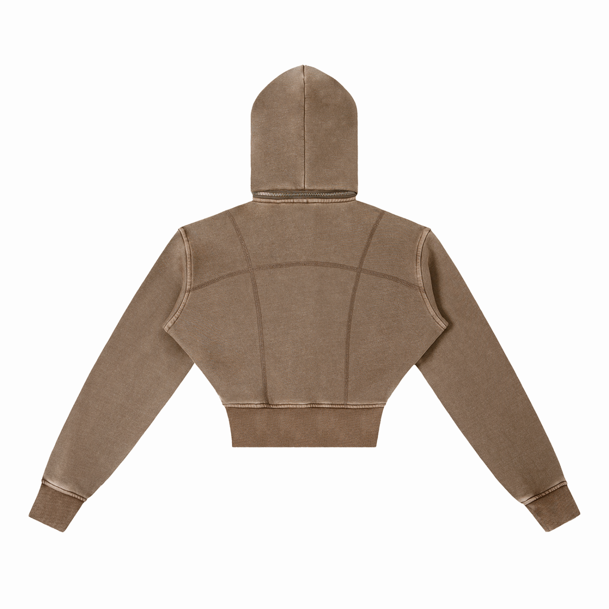 XV Vintage Washed Cropped Fleece Hoodie