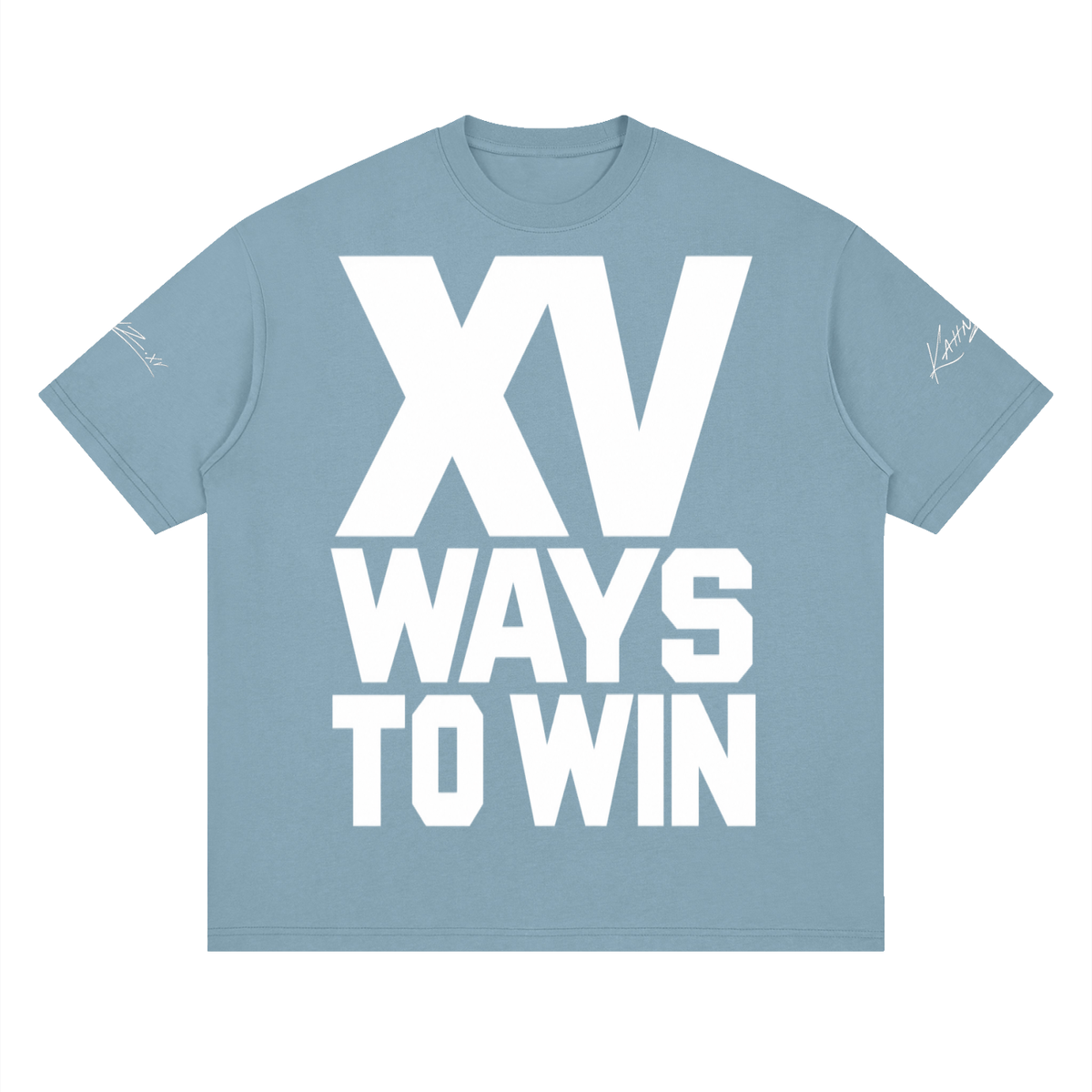 XV WAYS Streetwear Loose Drop Shoulder T-Shirt