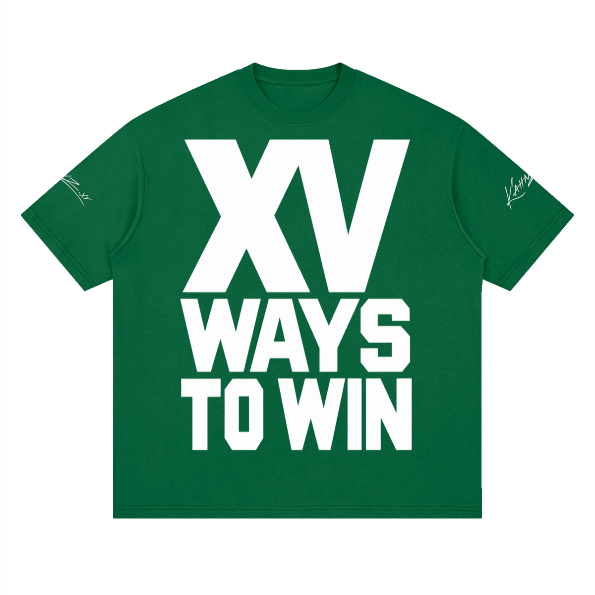 XV WAYS Streetwear Loose Drop Shoulder T-Shirt