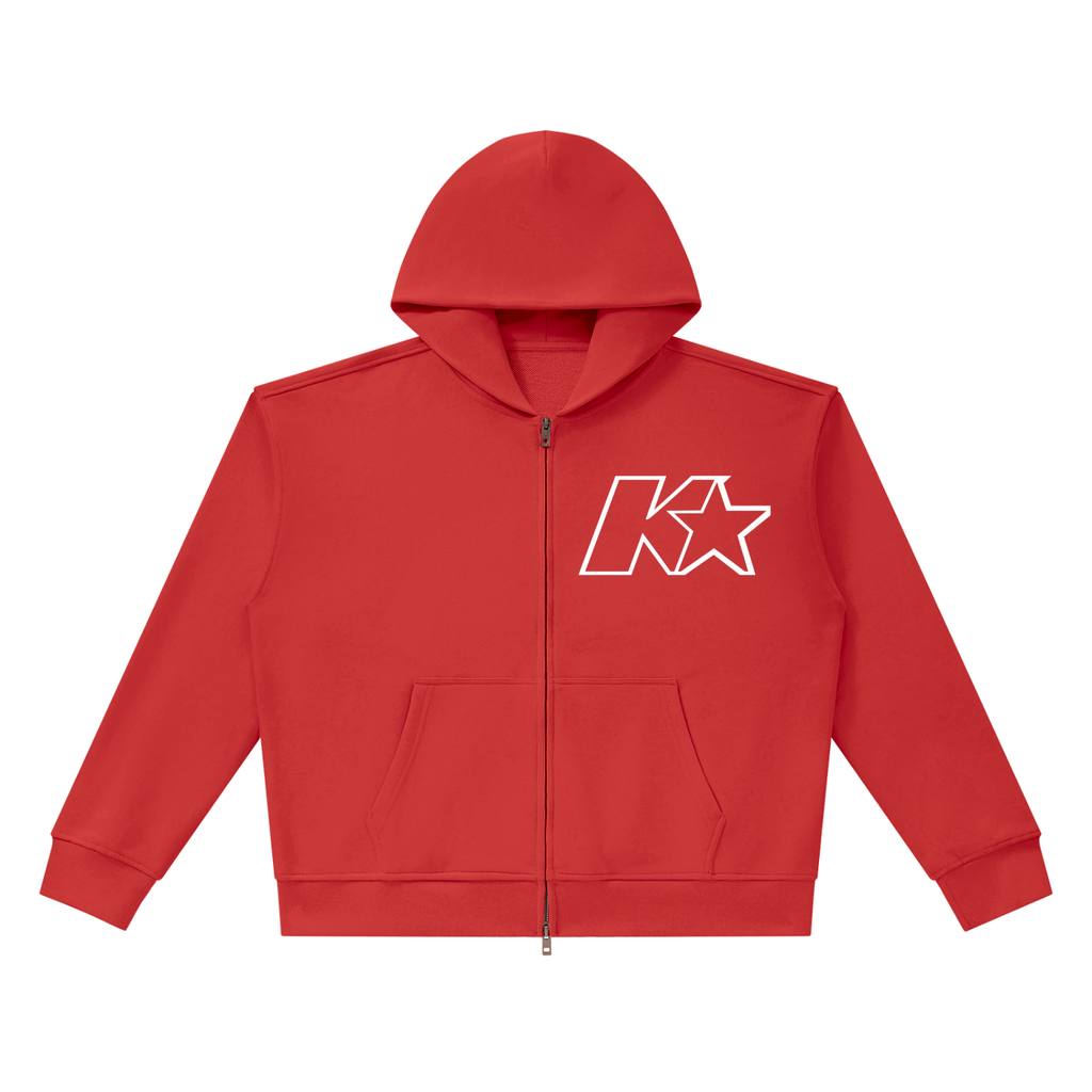 Self titled Unisex Heavyweight Full Zip Boxy Hoodie