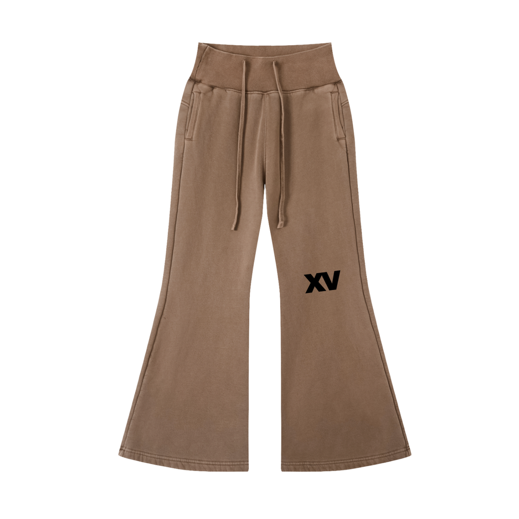 XV Vintage Washed Flared Fleece Pants
