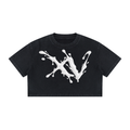 Women's Mineral Wash Cotton Crop T-Shirt