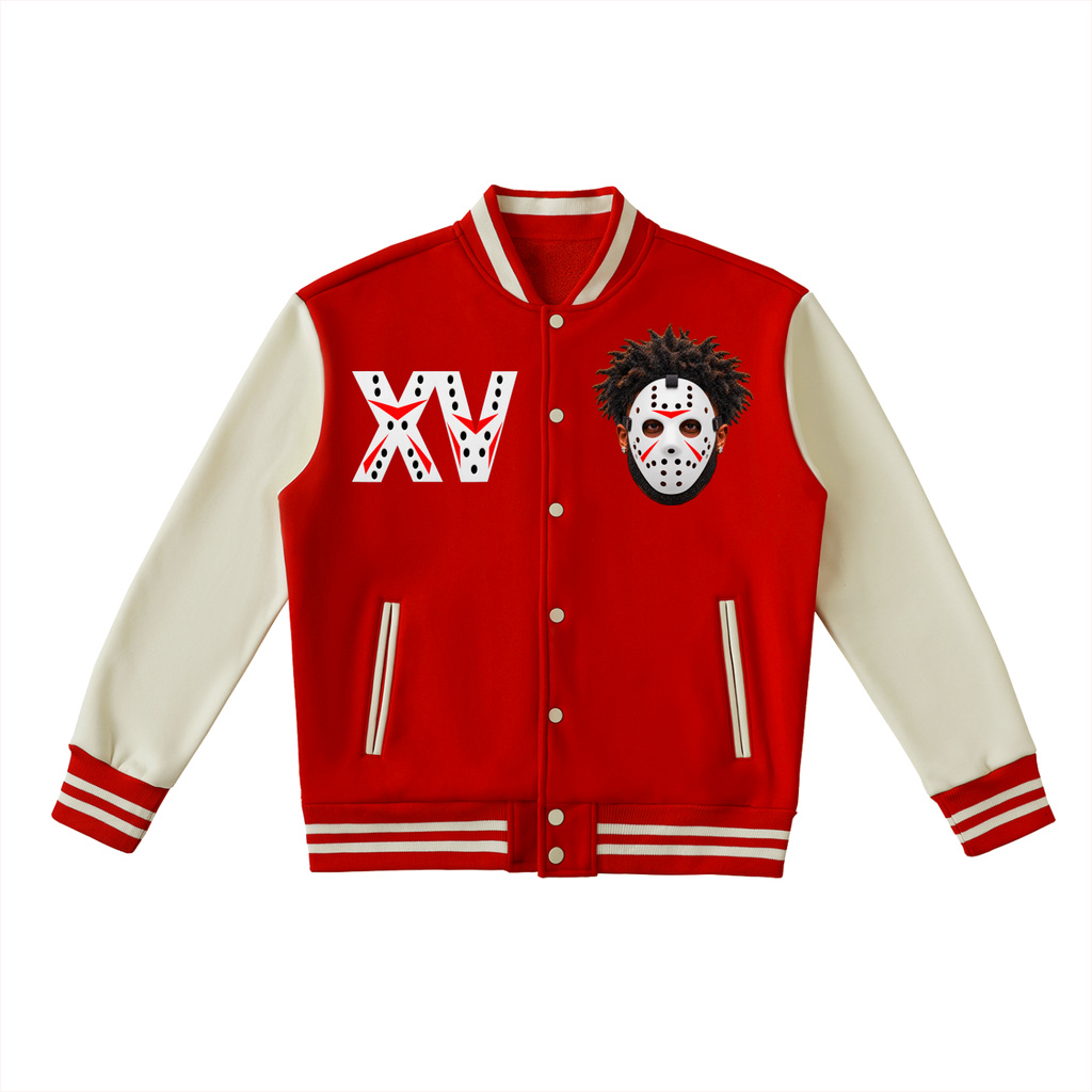 Friday the 15th Fleeced Varsity Jacket