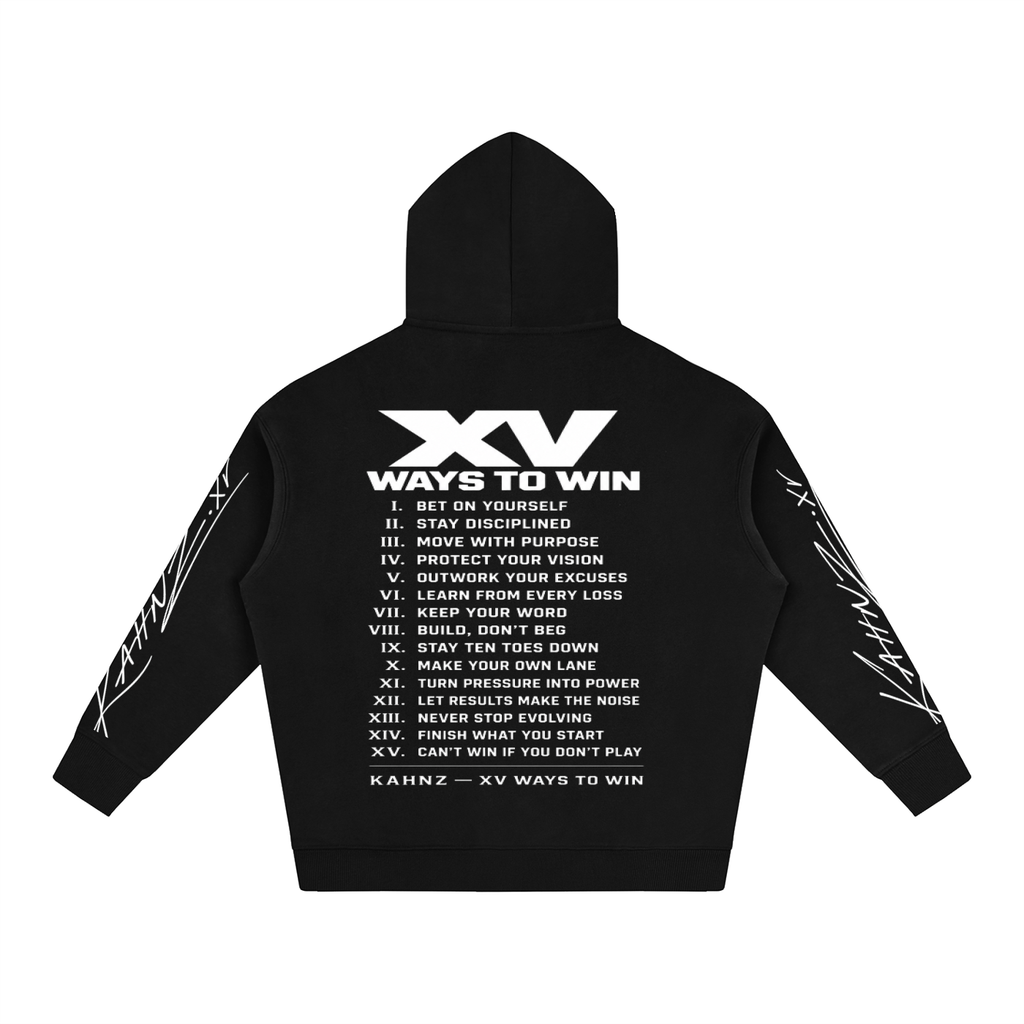 XV WAYS Oversize Fleeced Hoodie
