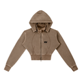 XV Vintage Washed Cropped Fleece Hoodie