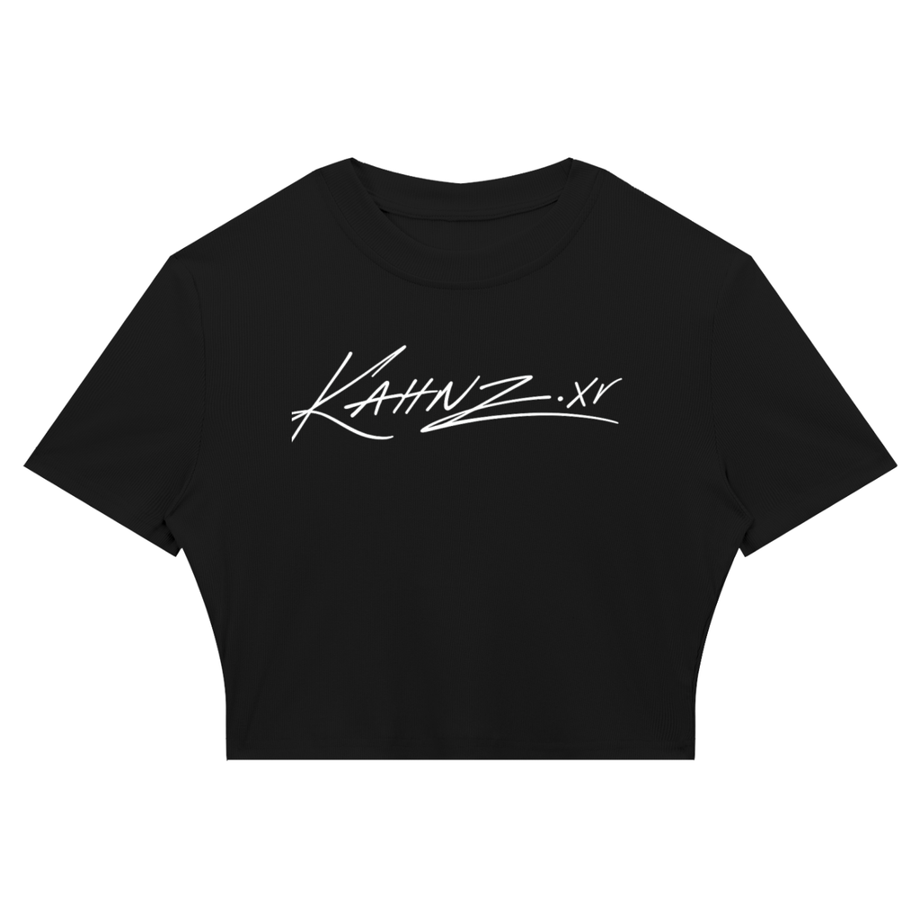 BARS Women's Slim Ribbed Crop T-Shirt