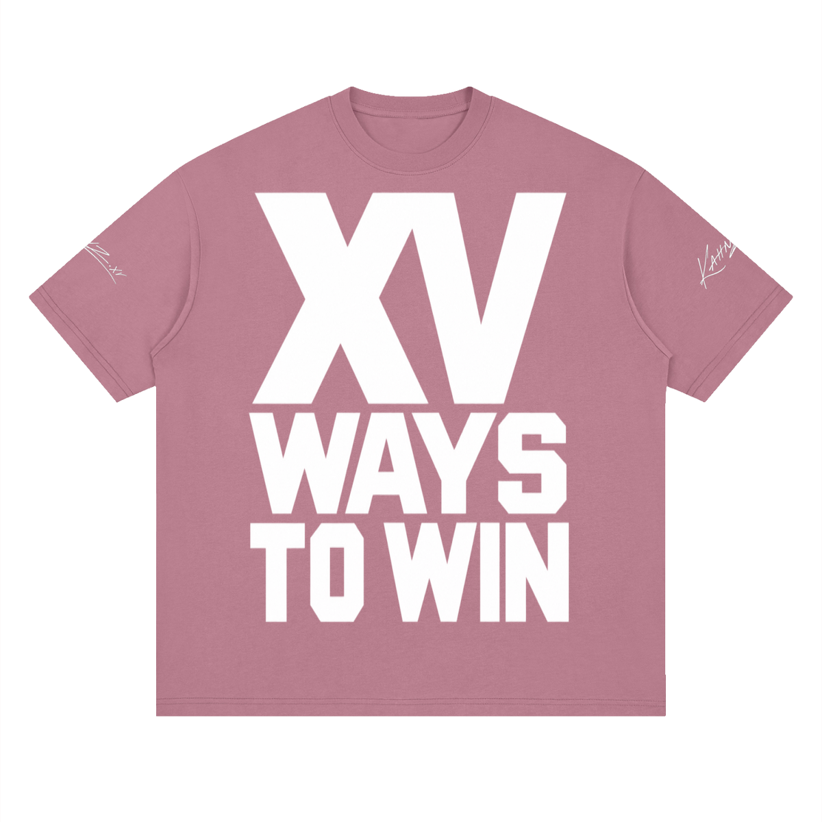 XV WAYS Streetwear Loose Drop Shoulder T-Shirt