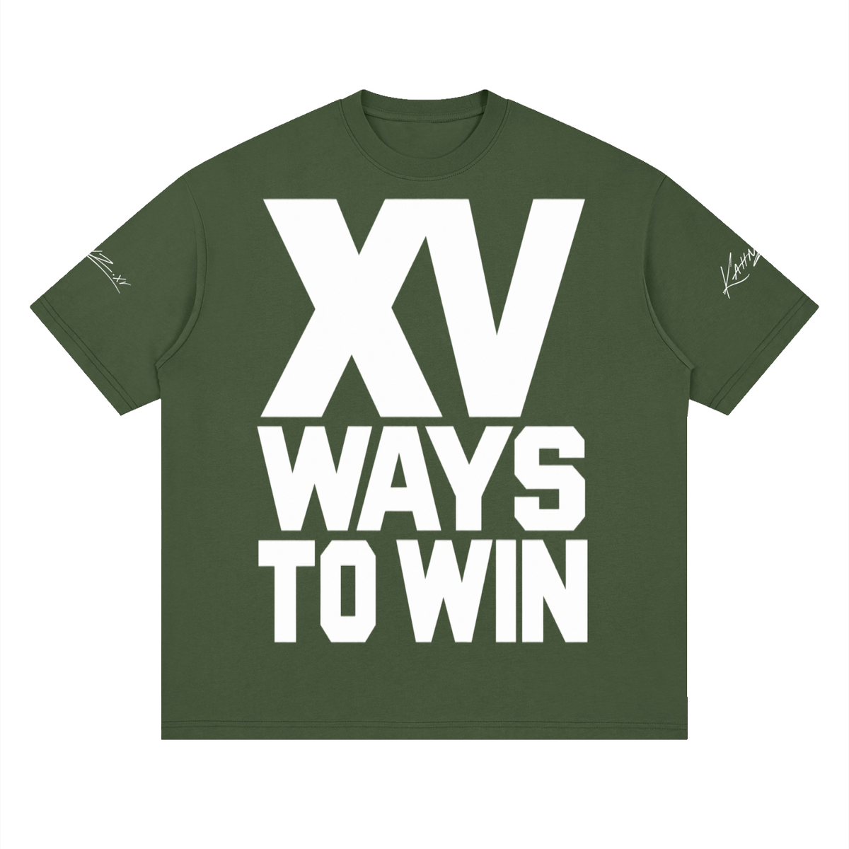 XV WAYS Streetwear Loose Drop Shoulder T-Shirt