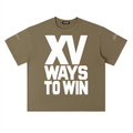 XV WAYS  Heavyweight Drop Shoulder Cotton T-Shirt