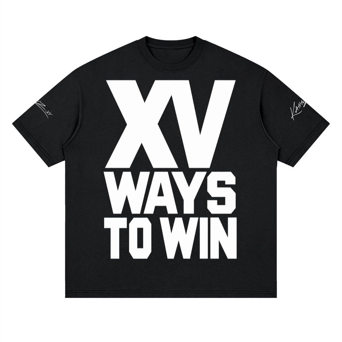 XV WAYS Streetwear Loose Drop Shoulder T-Shirt