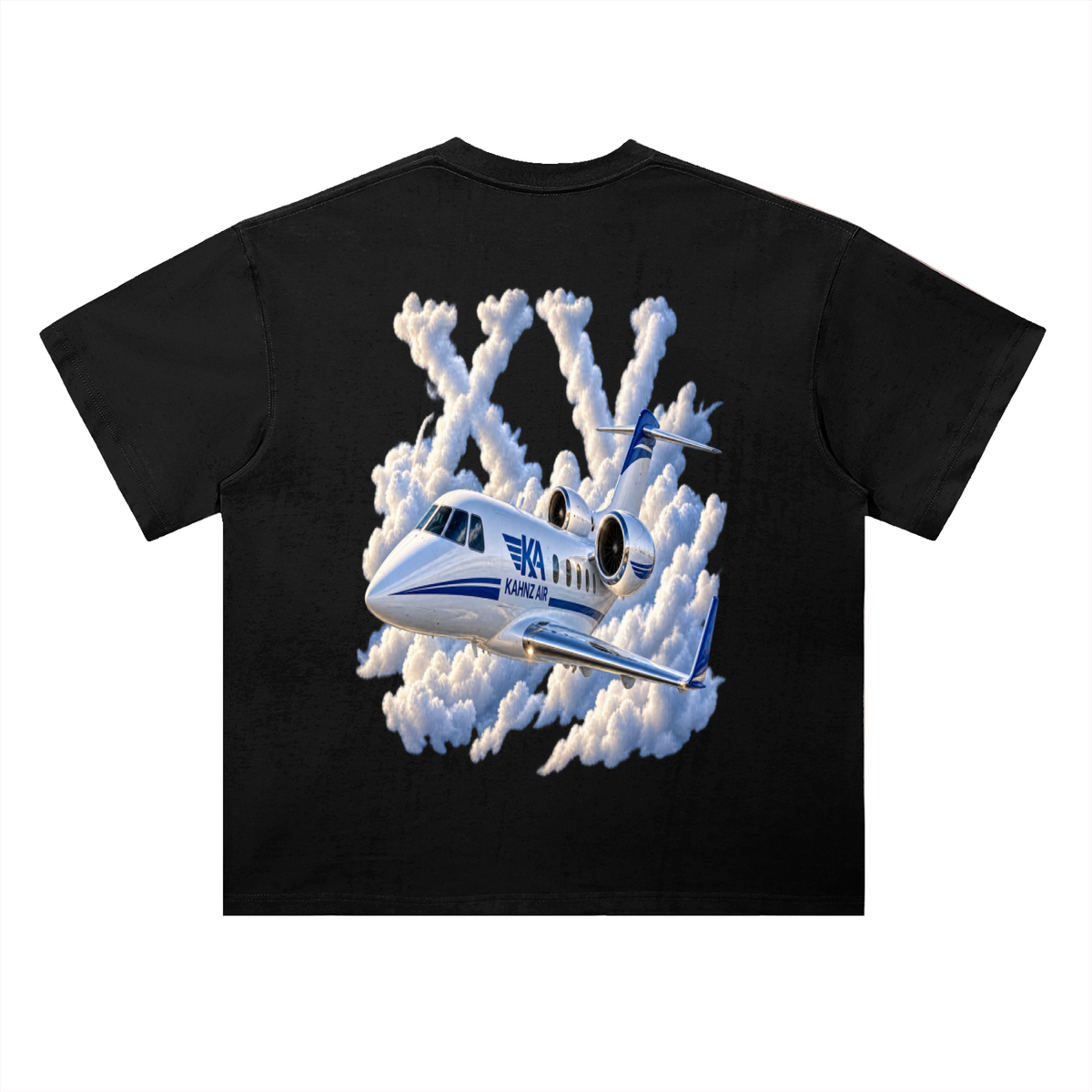Kahnz Air Heavyweight Drop Shoulder Cotton T-Shirt